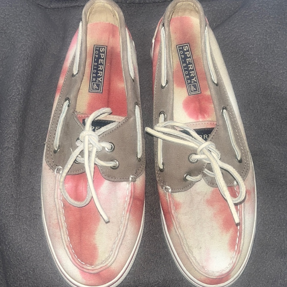 Women multi colored Sperry’s